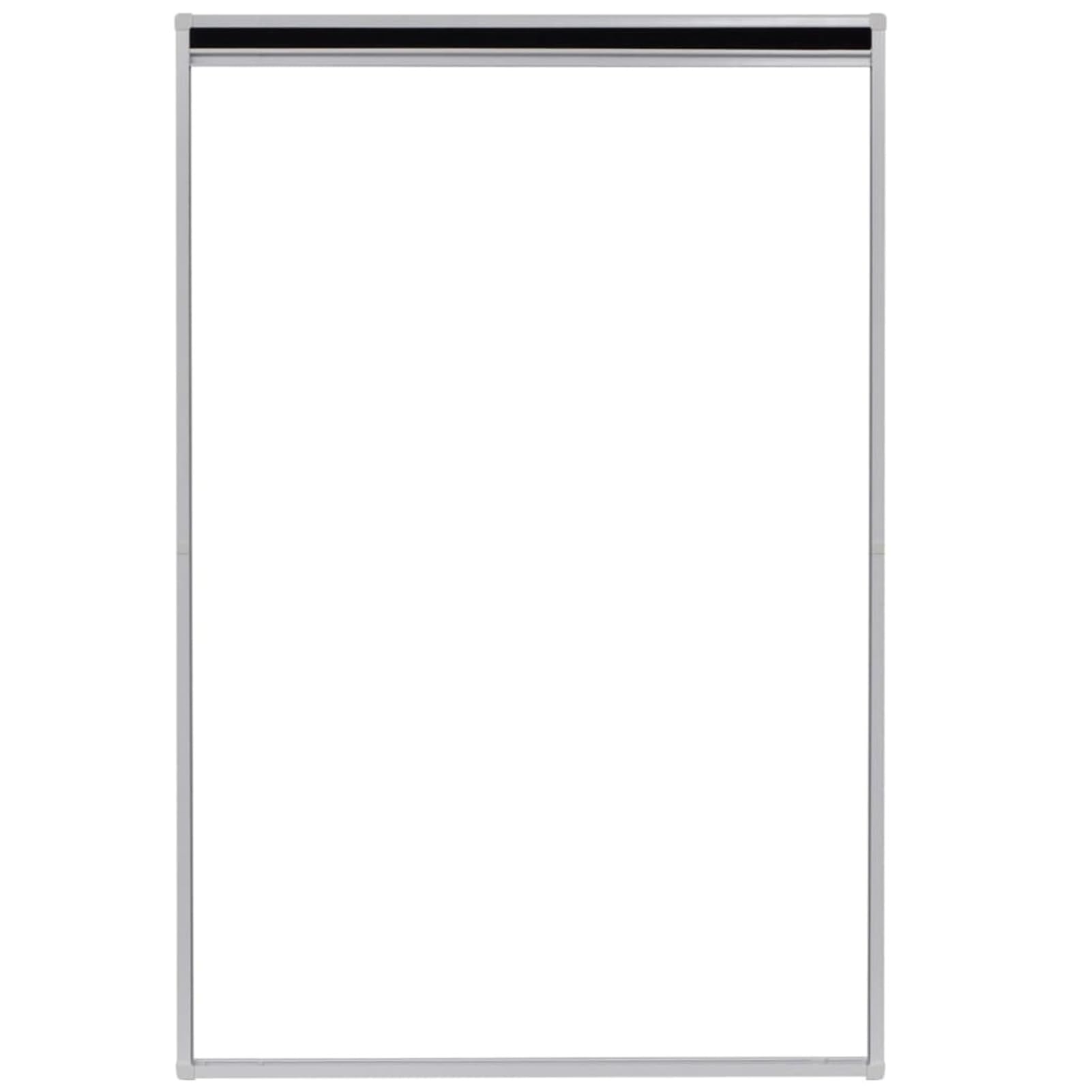 ZEYUAN Insektenschutz-Plissee für Fenster, Fliegengitter Fenster, Fliegenschutz Fenster, Pollenschutzgitter Fenster, Insektengitter Fenster, Insektennetz, Fensternetz, Aluminium 80 x 120 cm