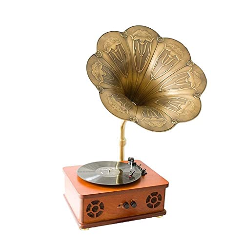 YAMMY Tourne-Disque rétro, Haut-Parleur Bluetooth rétro Corne Platine Vinyle Vintage Phonographe Tourne-Disque stéréo… - Les Beatles, Paul McCartney, John Lennon, RIngo Starr, George Harrison YAMMY Tourne-Disque rétro, Haut-Parleur Bluetooth rétro Corne Platine Vinyle Vintage Phonographe Tourne-Disque stéréo… – Image 6