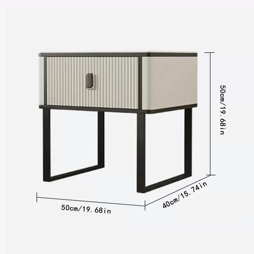 Nightstands Indoor Bedside Table Bedroom with Drawer Storage Cabinet Multifunctional Living Room Fashion Sofa Side Table Bedside Tables