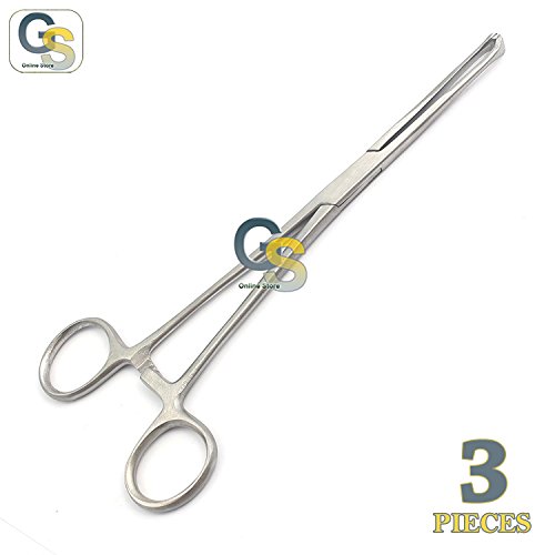 G.S 3 PCS HEMOSTAT TUFFIER Artery Forceps 8