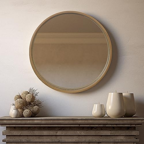 WallBeyond-Round-Wood-Mirror-24-inch-Circle-Wall-Mirror-for-Bathroom-Round-Wall-Mirror-for-Wall-Decor-Vanity-Entryway-Living-Room-Natural