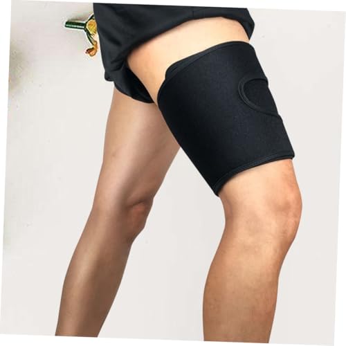 Soporte para muslo elástico banda deportiva negra XL miniatura 2