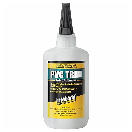 Titebond 4 Oz. PVC Trim Joint Adhesive