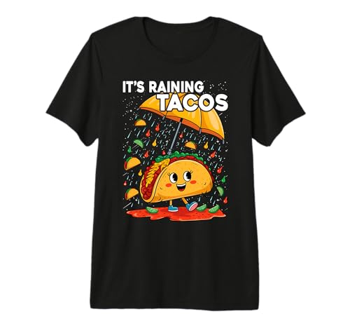It is Raining Tacos Funny Taco Kids Girls Boys Premium T-Shirt