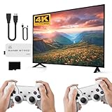 Mehrsprachige Unterstützung - Wireless TV Spielkonsole ist mit 10 verschiedenen nationalen oder regionalen Sprachen wie (Deutsch, Portugiesisch, Spanisch, Französisch, Englisch, etc.) Sie können archivieren, durchsuchen Sie die Spielgeschichte, R2-Taste, um Spiele zu sammeln, die Suche nach Spielen, etc. in den Prozess der Spielkonsole ausgestattet.