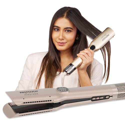 PROTOUCH AIR SLEEK WET-TO-DRY Hair Straightener, Instant Drying, ...