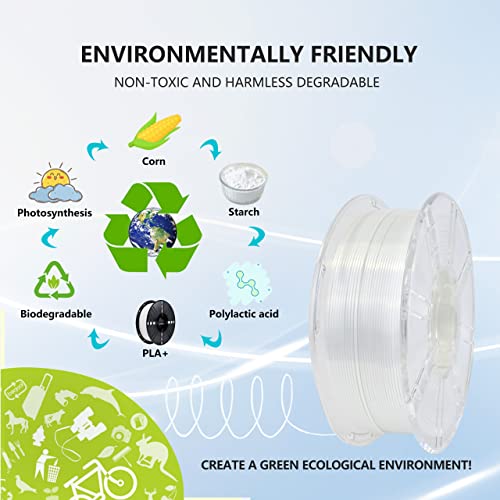 Image of iBOSS PLA Plus (PLA+) 3D Printer Filament 1.75mm,1kg Spool (2.2lbs) Silk Shiny Filament 3D Printing Filament,Dimensional Accuracy + /- 0.02mm,PLA Pro 3D Filament,Fit Most FDM Printer(Slik White)