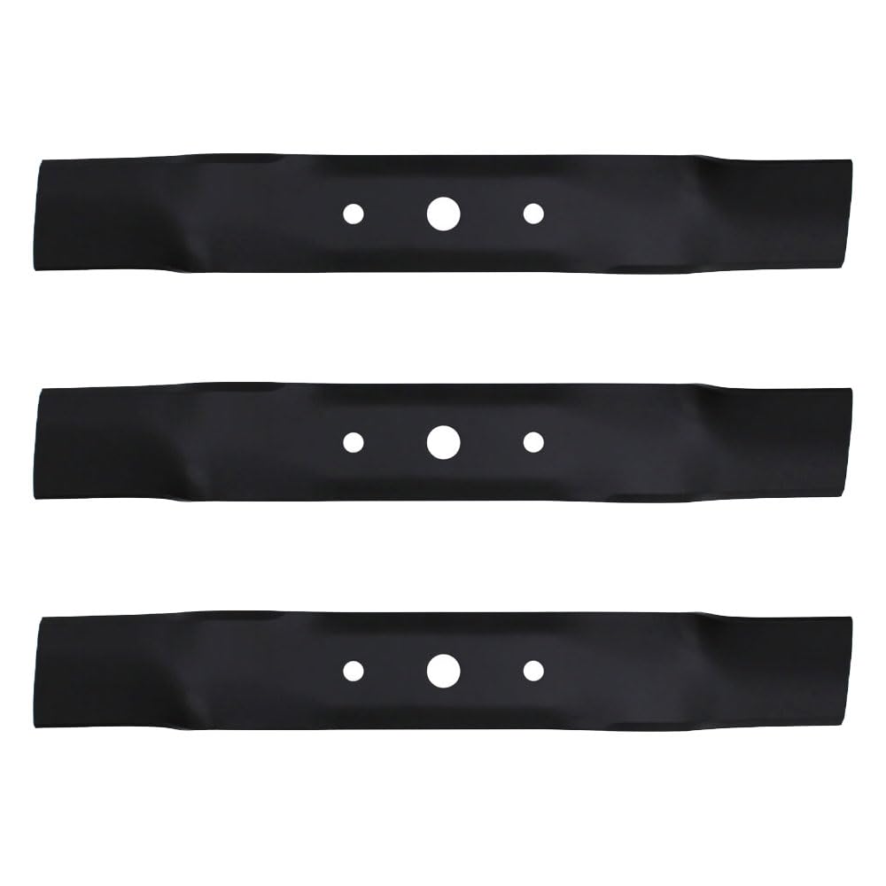 Set of 3 High Lift Mower Blades for 48"Deck/Cut 10634 GX20434 R10634 Fits JD