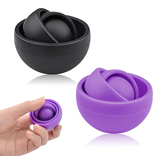 Image of Fidget Toys Adults 2PC, Sensory Toys for Kids with Autism, Cool Gadgets for Man, Gifts for Boys Girls Teens, Quiet Office Desk Toy ADHD