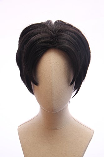Black Short Anime Cosplay Hunk Costume Wig Inspired by Voltron