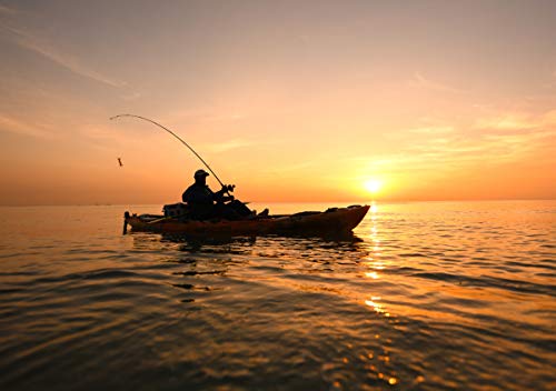 Ocean Kayak Prowler 13 Angler One-Person Sit-On-Top Fishing Kayak, Brown Camo, 13 Feet 4 Inches
