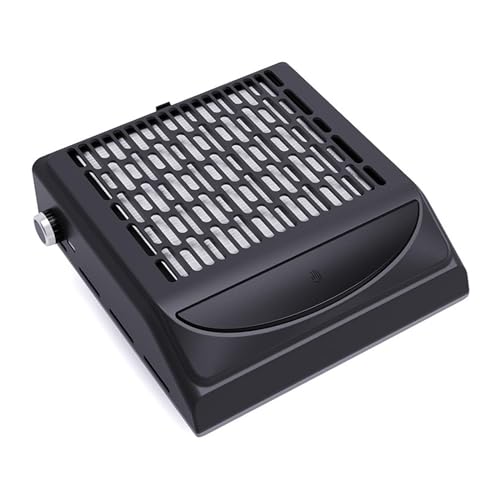 Aspirateur pour manucure noir pour des séances de soin propres à la maison
