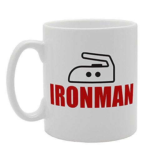 Coralgraph Inc MG1547 Iron Man Ironman Press Funy Super Hero Novelty Gift Printed Tea Coffee Ceramic Mug