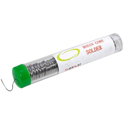 Delcast Jy60-A Pencil Tip 60 Watt Soldering Iron With 0.6Mm Rosin Core 63/37 Tin Lead Solder Wire, 110V (12.5G / 0.45Oz Tube) #TOP4