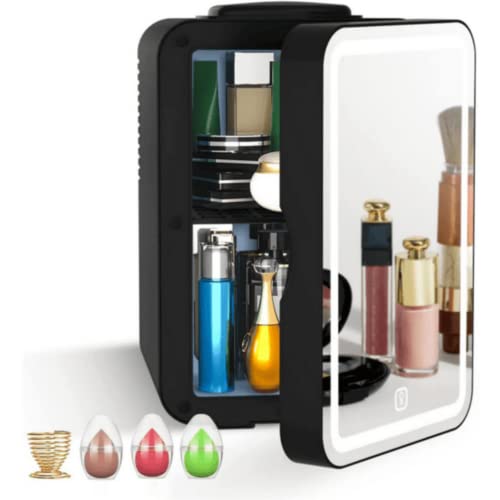 Ochine Portable Fridge Car Refrigerator Cooler Mini 6 Liter/8 Can AC/DC Portable Thermoelectric Cooler and Warmer Electric Compact Refrigerators for Home, Skincare, Camping, Outdoor Travel