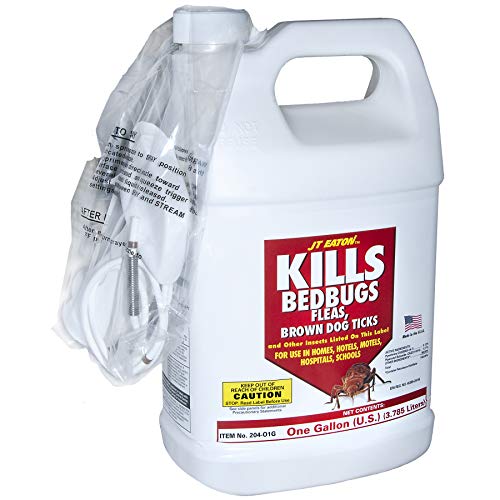 Kills Bedbugs Oil-Based Spray, Gallon with Sprayer – Professional Bed Bug Killer for Indoor Use – Oil-Based Formula for Mattresses, Furniture & Upholstery – Easy Application Pest Control Treatment