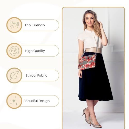 Image of Signare Tapestry Crossbody Bag Sling Shoulder Purse for Women