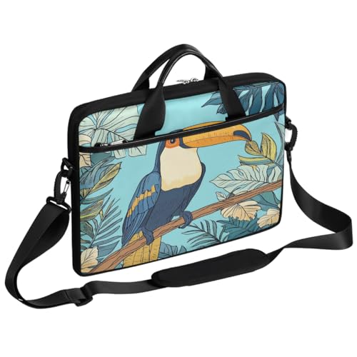 Bolso para portátil Toucan Exótico Retro 15 pulgadas miniatura 1