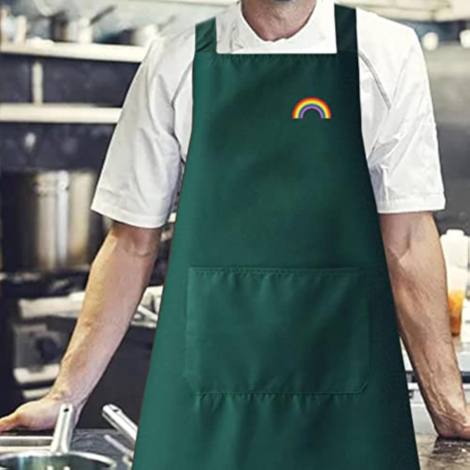 Waterproof Bib Chef Apron for Restaurants and Homes