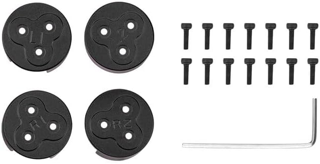 XNasu for D-JI Avata Motor Cover Cap Anti-Scratch Engine Protector Dust-Proof Protection Guard Aluminum Alloy Hood Drone Accessories (Color  Black)