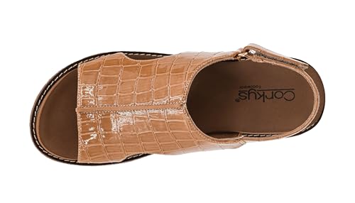 Image of Corkys Footwear Volta Wedge - Chic Elegance Meets All-Year Comfort with a 2-Inch Cork Heel and Marshmallow Insole for Stylish Everyday Wear and All-Day Comfort