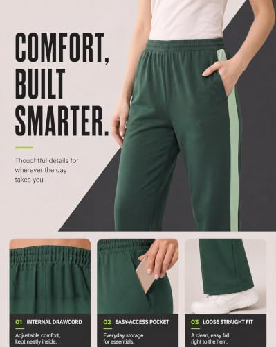 Image of Nobero Joggers for Women | Track Pants for Women | Straight Fit | Elasticated Waist with Drawcord | Soft & Breathable Fabric | Casual Everyday Wear