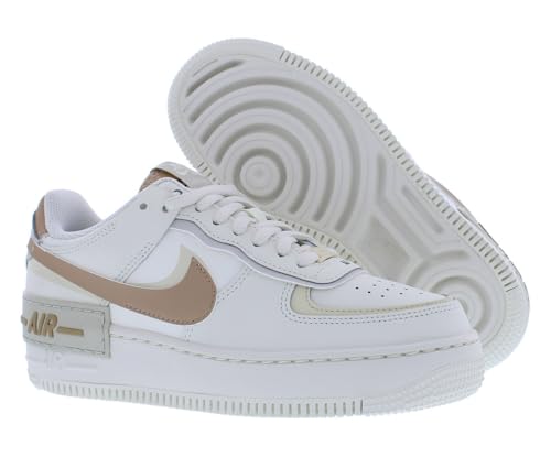 Image of Nike Air Force 1 Shadow Platform Leather Womens Shoes