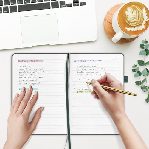 And-Per-Se-Lined-Journal-Notebook-160-Pages-A5-57-x-8-inches-College-Ruled-Thick-Paper-Notebook-Journals-for-Writing-Hardcover-Notebooks-for-Women-Men-Office-School-1-Pack-Green