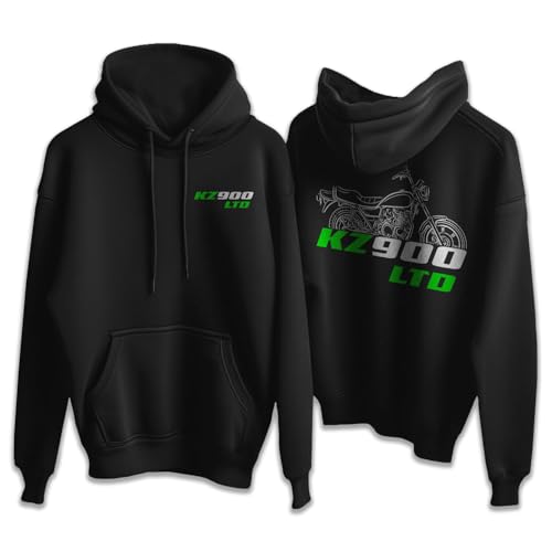 Z800 & Z900 & KZ900 (1976-2024) Hoodie - Motorcycle Rider Sweatshirt for Men & Women, Biker Enthusiast Gift