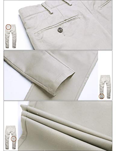 Image of Match Men's Regular Fit Comfort Stretch Casual Chino Pants