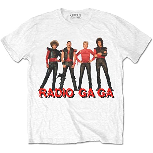T-shirt Queen Radio GA GA Rock Off finitions soignées pour homme
