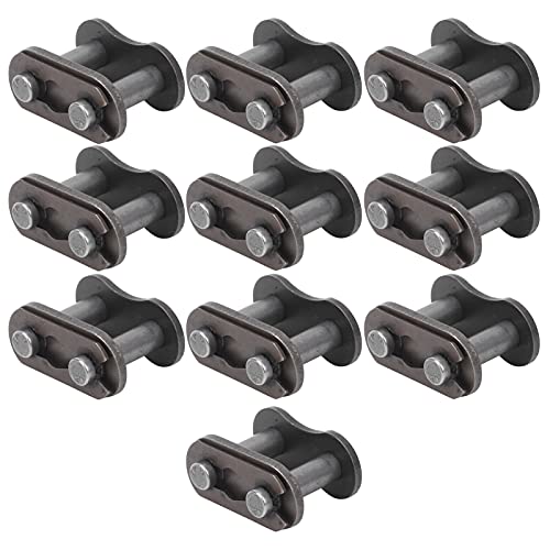 Keenso Motorrad Kettenglieder, 10 Stück Motorrad 428 Stahl Ketten Master...