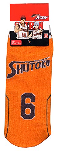 黒子のバスケ ユニフォームデザイン スクールソックス 23-25cm 秀徳高校6番(緑間真太郎) 黒子のバスケ ユニフォームデザイン スクールソックス 23-25cm 秀徳高校6番(緑間真太郎)