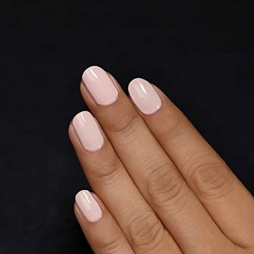 Image of ILNP Rumor Has It - Light Creme Neutral Nude Nail Polish, Subtle Holographic, Chip Resistant, 7-Free, Non-Toxic, Vegan, Cruelty Free, 12ml