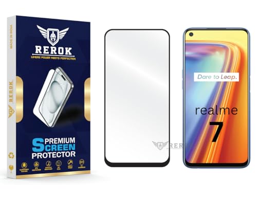 Image of Gorilla Tempered Glass Screen Protector Compatible with Realme 7 [Pack of 1] | Edge-to-Edge, Bubble-Free, Case Friendly, Easy Installation Kit
