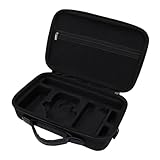 Jectse Tragetasche für 360 Action-Kamera, Hartschalen-Schutzkamera-Aufbewahrungstasche aus PU-Leder mit Schultergurt für Outdoor-Reisen, Staubdicht, Kratzfest, Wasserdicht