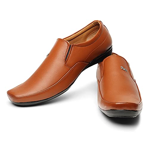 Image of Zixer Synthetic Leather Mens Formal Shoes || Office Formal Shoes Men Stylish|| Formal Shoes for Men Leather Look Slip On
