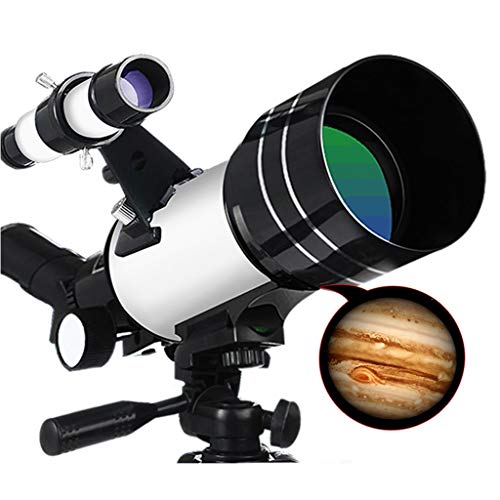 Telescopio astronómico refractor 70mm con trípode ajustable miniatura 1