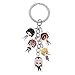 Templom SIX Schlsselanhnger Metall Figuren Anhnger Puppe Japanische Anime Schlsselanhnger
