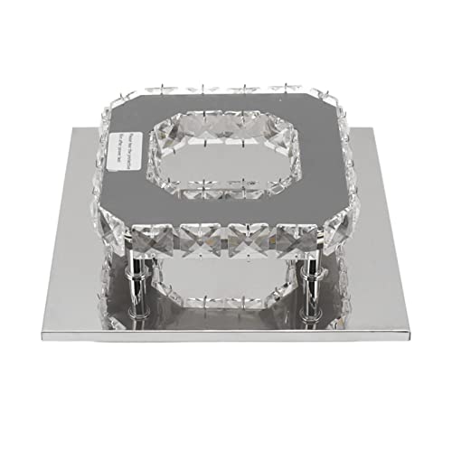 Mini plafonnier LED carré compact luminaire intérieur 3 couleurs de lumière