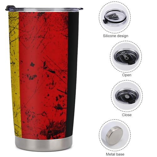 Portavasos para carro conjunto 4 piezas textura grunge Alemania miniatura 5
