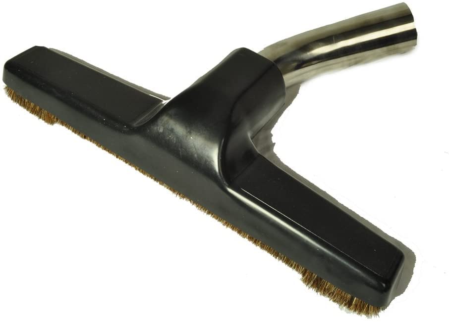 Selgo Hardwood Eureka & Universal Vacuum Cleaner Floor Brush 1 ¼ inch (1.25'') (32mm) Inner Diameter with Horse Hair Soft Bristles 10” Wide (Black - Metal)
