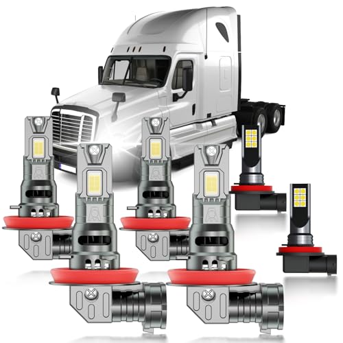 HUOKEDS Fits for Freightliner Cascadia 2008-2017 Bulbs Combo