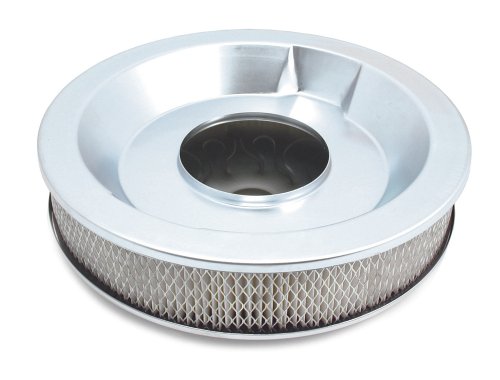 Spectre Performance (4758) 14" x 3" Chrome Flamed Air Cleaner - Thumbnail 3