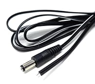 Compatibility: The power cable is compatible with devices that require a 2.1mm x 5.5mm male DC plug, such as CCTV cameras, LED lights, music instruments, and solar panels. It provides a convenient power solution for multiple devices. Versatile Connec...