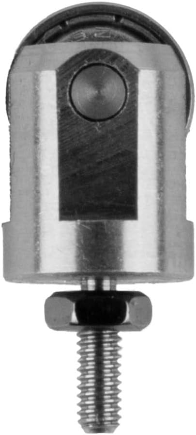 Steel Roller Tip Indicator, M2.5 x 10mm Measuring Head Contact Point, Smooth Probe Replacement Digital Gauges, 22.5mm Length