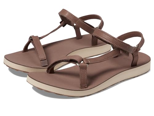 Teva Women's Original Universal Slim Lea, Acorn, 9 M US