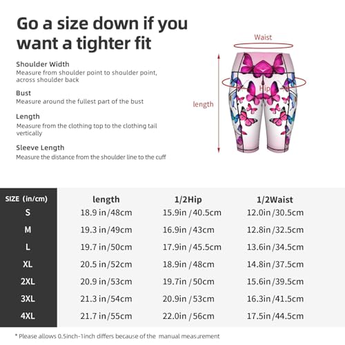 Legging confortable taille haute motif papillon anti-pression