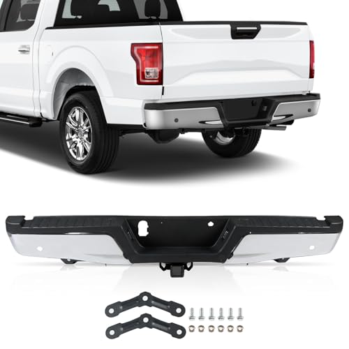 Peforway Rear Step Bumper Fit for Ford F150 2015-2020