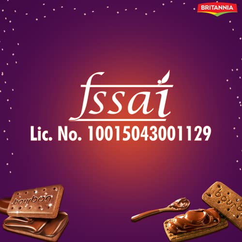 Image of Britannia Bourbon The Original Biscuits, 500 g Pack of 2